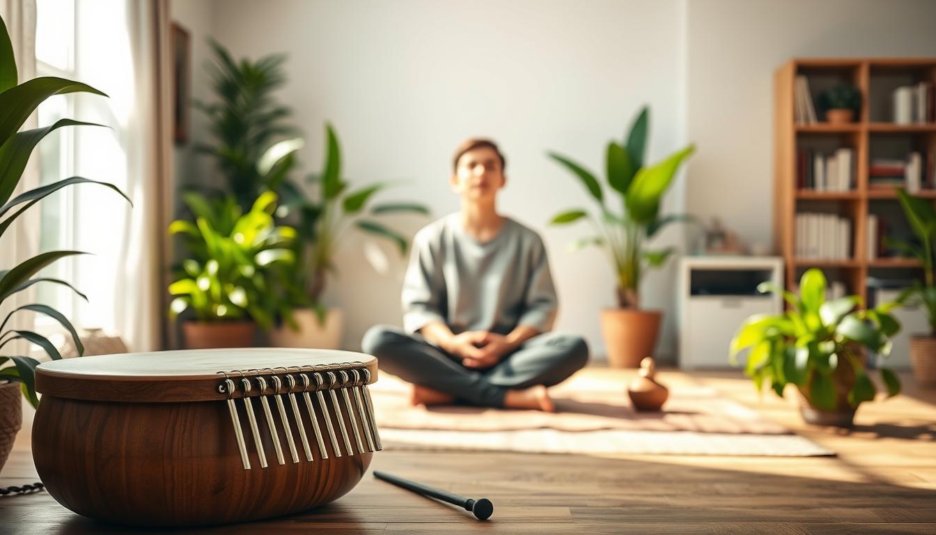 bienfaits du tongue drum pour la gestion du stress